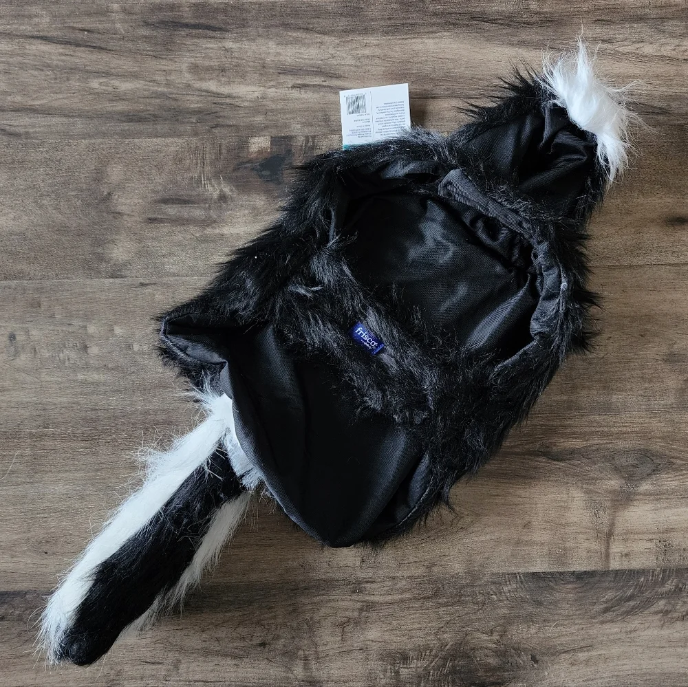 Frisco Skunk Faux Fur Dog Cat Halloween Costume Medium NWT